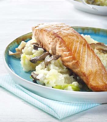 zalm met boekweit